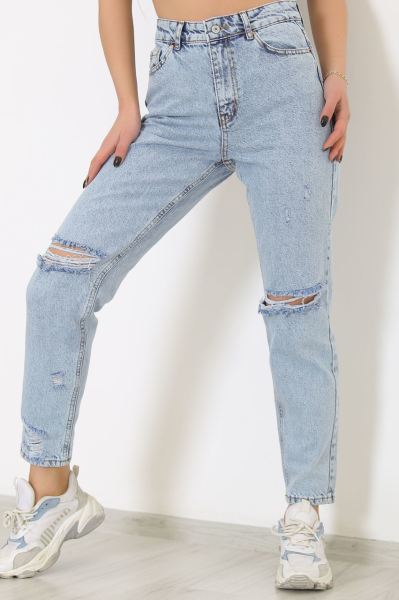 Diz Paça Lazer Mom Pantolon Karyıkama - 8749.392.