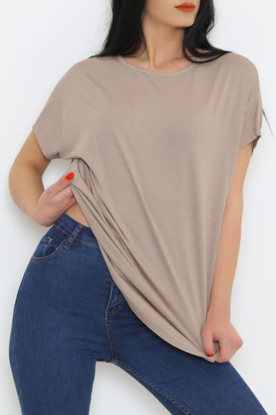 Viskon Yarasa Bluz Sütlükahve - 1631.1095.