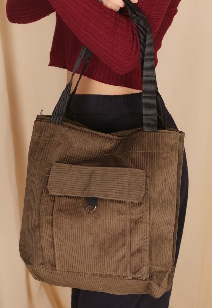 Trau Haki Yeşil Kadife Çanta